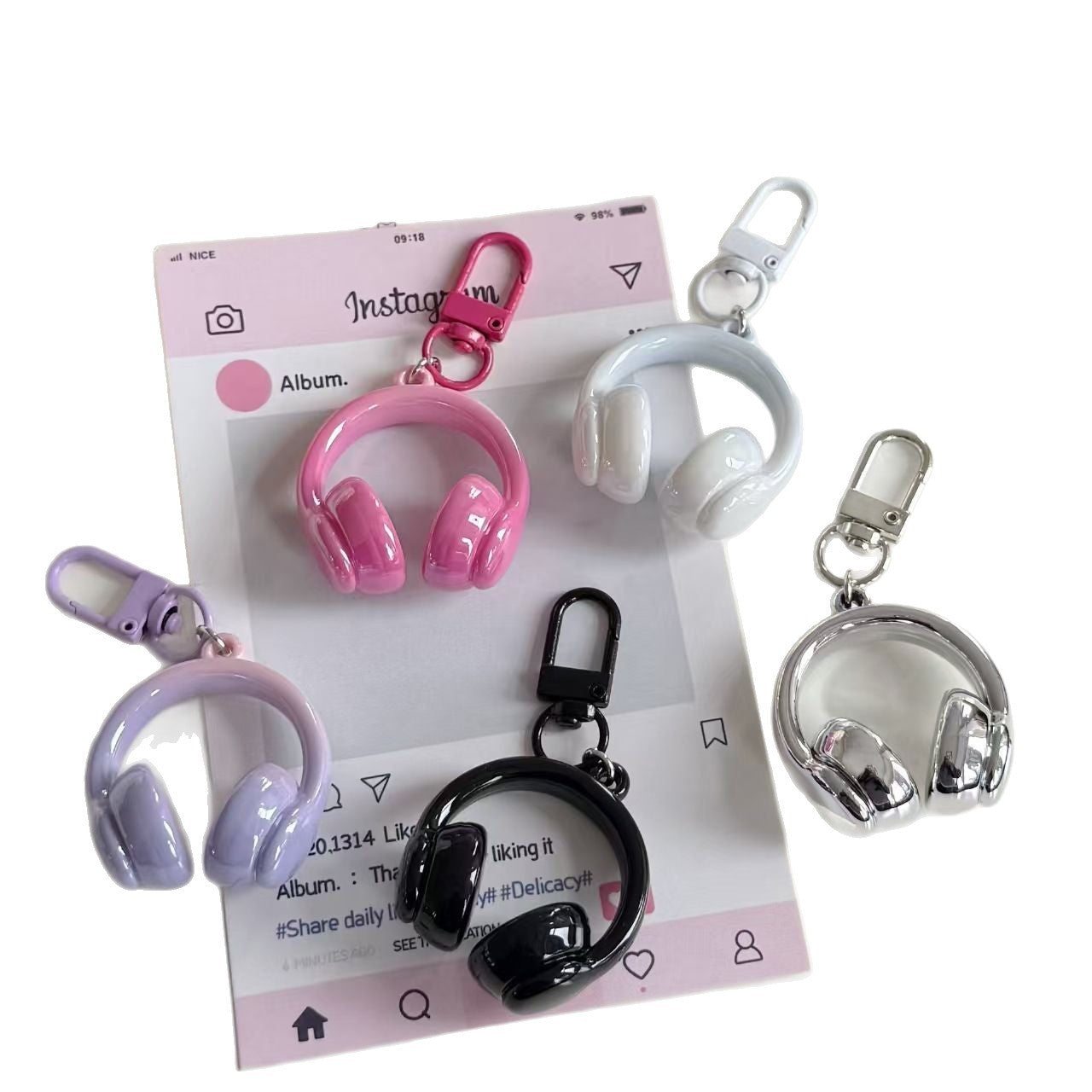 Wholesale Stereo earphone keychain